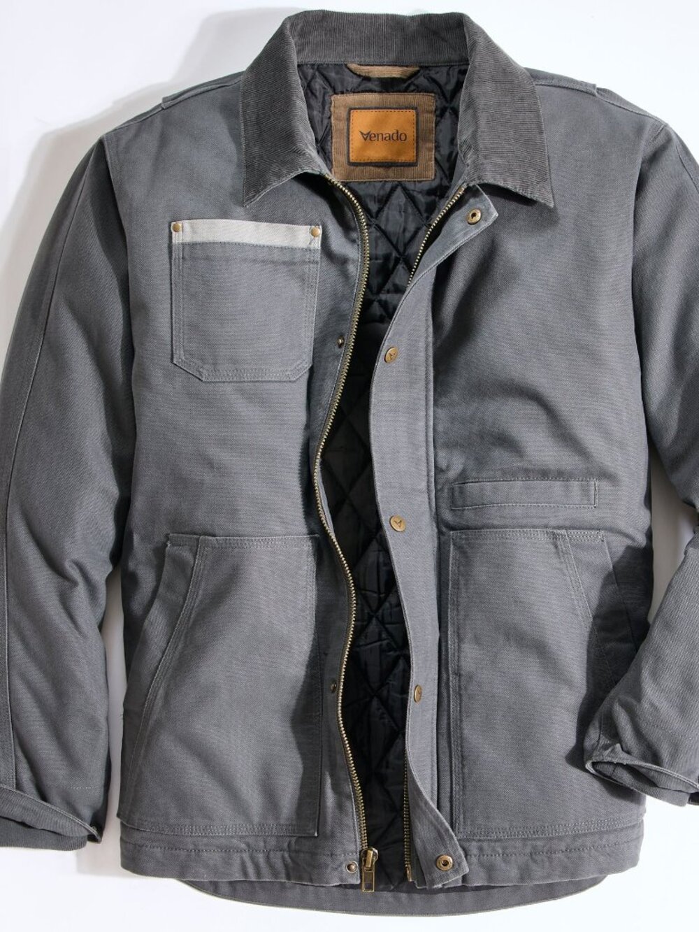 Canvas Concealed Carry Jacket - Charcoal | Medium